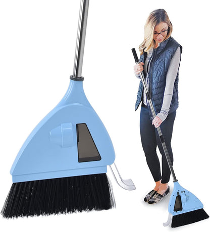 2 in 1 Vacuum Sweeper, USB Charging Cordless Vacuum Broom Cleaner for Household Bedroom